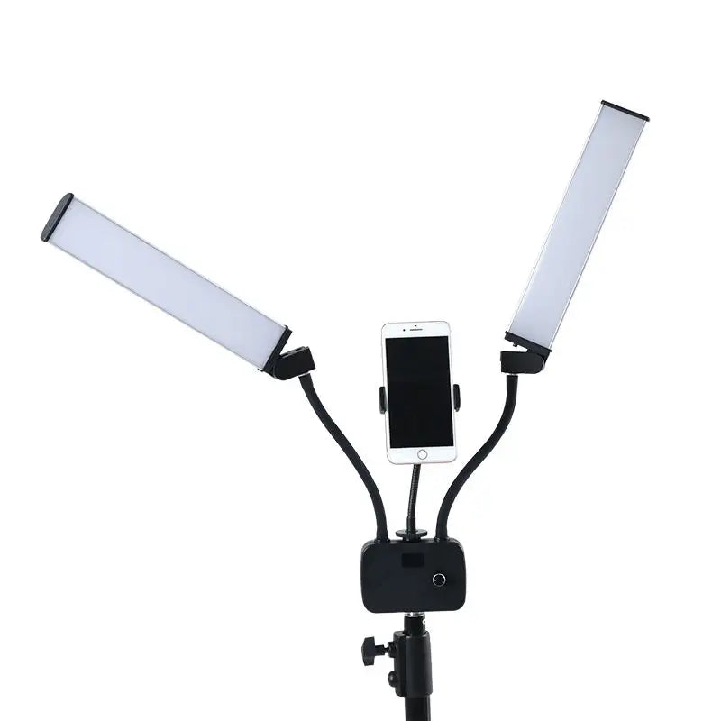 Lampa kosmetyczna podwójna dual na statywie do makijażu led