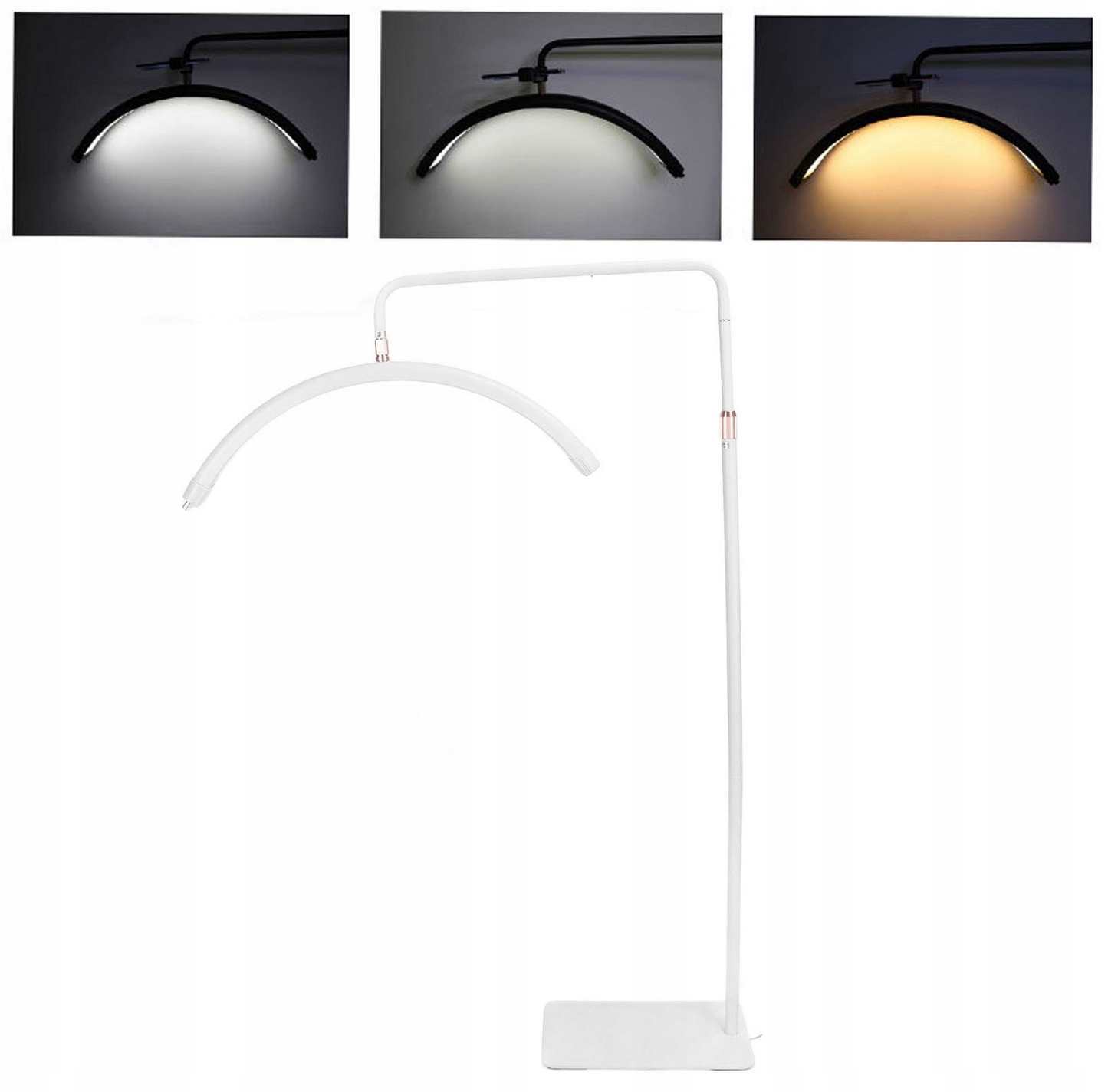 Regulowana lampa kosmetyczna do przedłużania rzęs 50 W biała