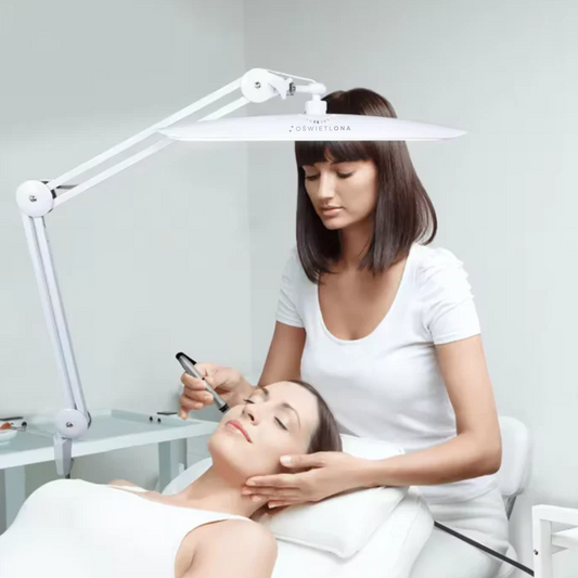 Lampa do przedłużania rzęs 20w kosmetyczna biurkowa biała