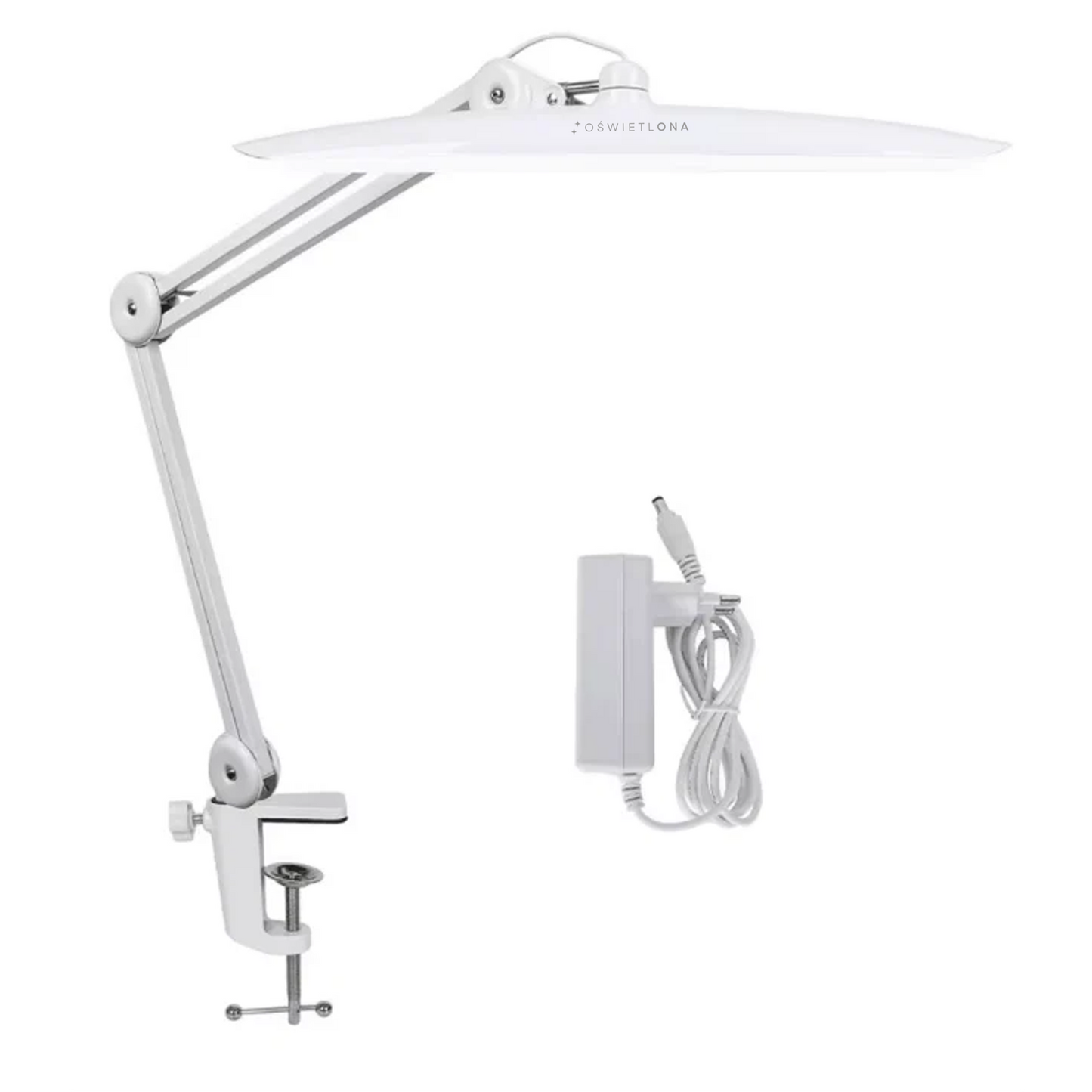 Lampa do przedłużania rzęs 20w kosmetyczna biurkowa biała