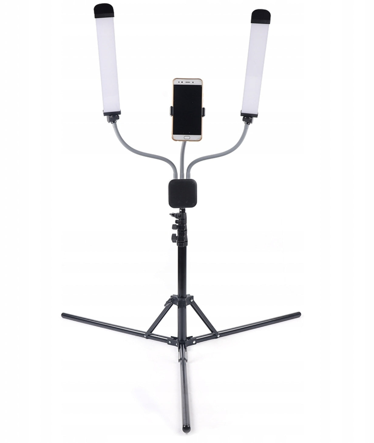 Lampa kosmetyczna podwójna dual na statywie do makijażu led