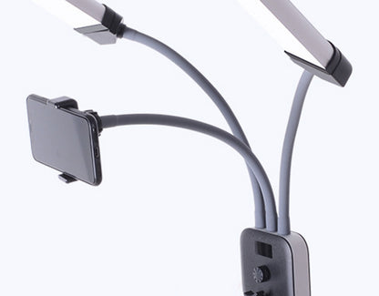 Lampa kosmetyczna podwójna dual na statywie do makijażu led